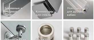Фурнитура для стекла